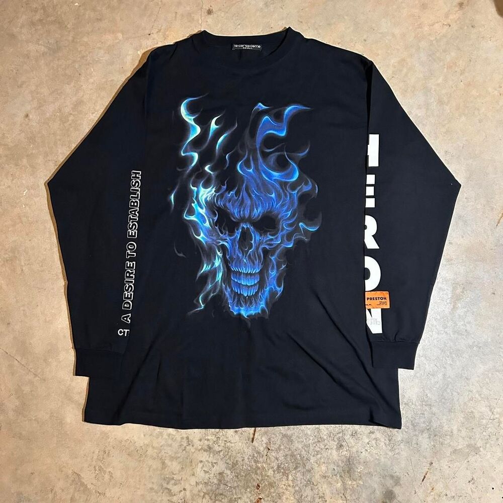 Heron-preston Men's Black T-shirt